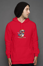 Red, White, And Blue - 4th of July - Flyin Eagle - pullover hoody