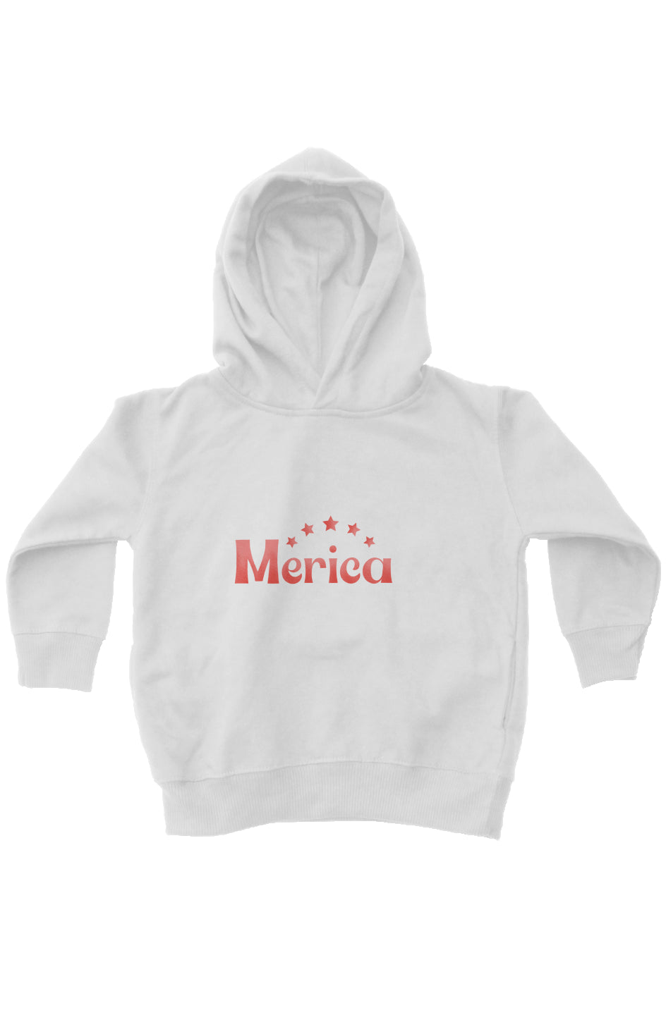 Red, White, And Blue - 4th of July - Merica - kids fleece pullover hoodie