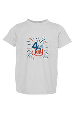 Red, White, And Blue - 4th of July - I Bleed USA - Toddler Fine Jersey Tee