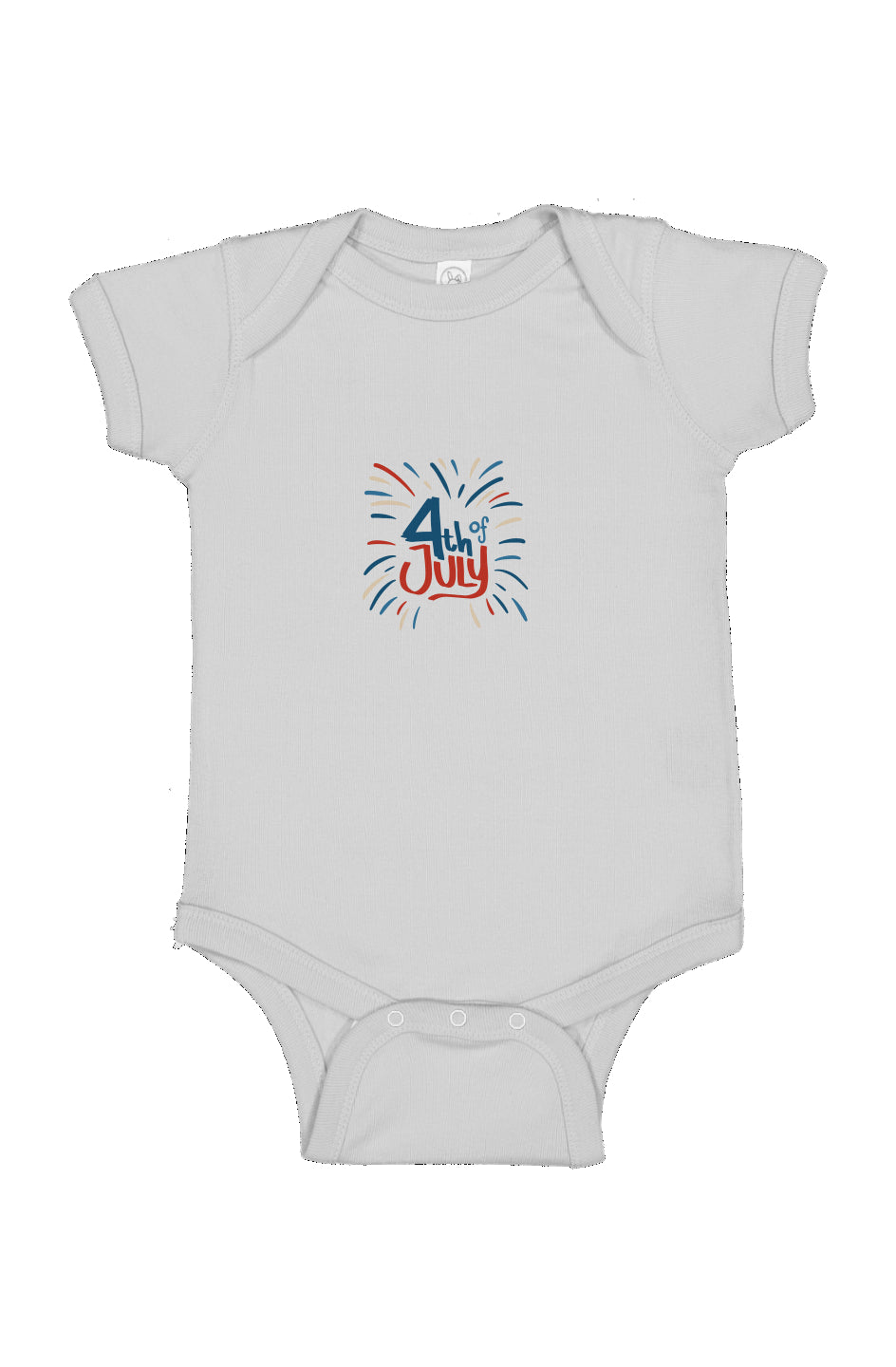 Red, White, And Blue - 4th of July - I Bleed USA - Infant Fine Jersey Bodysuit