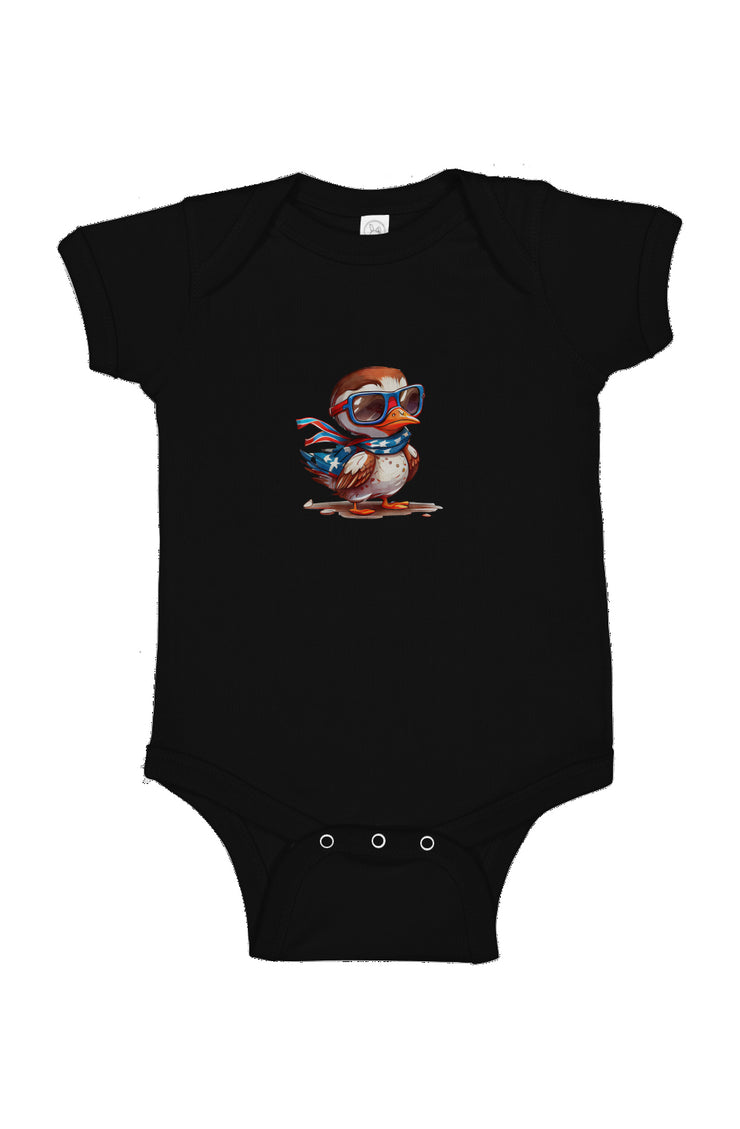 Red, White, And Blue - 4th of July - Flyin Eagle - Infant Fine Jersey Bodysuit