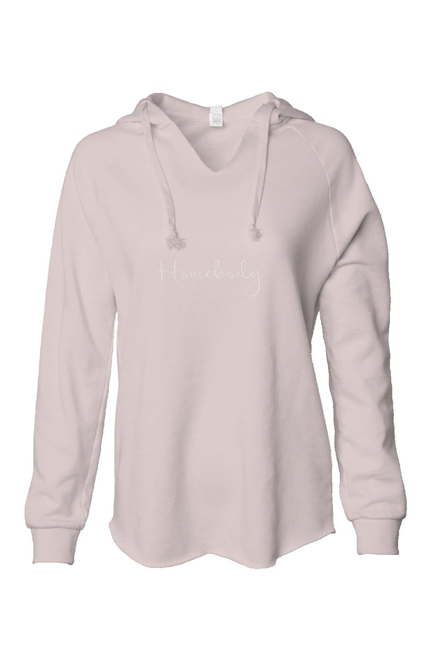 HOMEBODY - Embroiderd - Womens Lightweight  Wash Hooded Sweatshirt