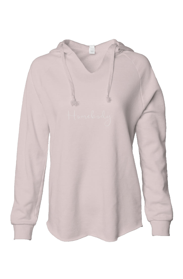 HOMEBODY - Embroiderd - Womens Lightweight  Wash Hooded Sweatshirt