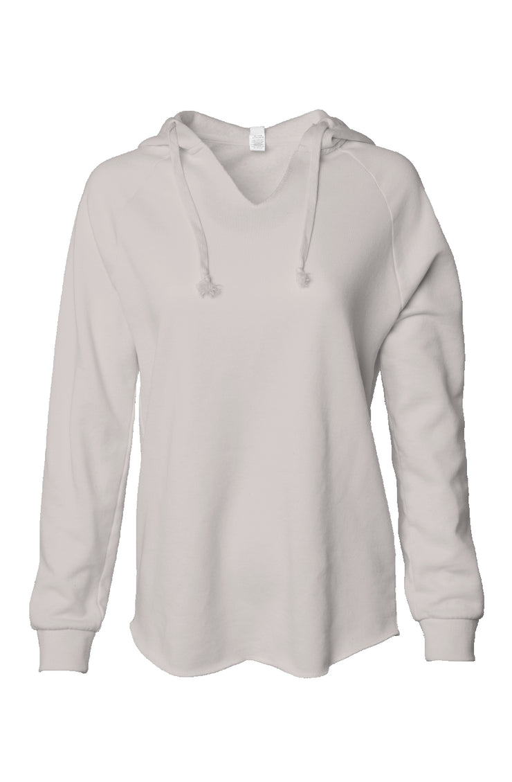 ESSENTIALS- Womens Lightweight  Wash Hooded Sweatshirt