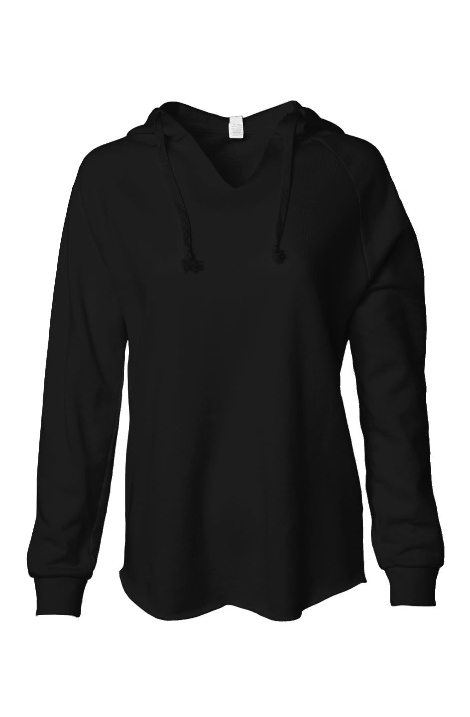 ESSENTIALS- Womens Lightweight  Wash Hooded Sweatshirt