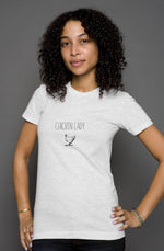 Another Chicken Lady - womens heather t shirt