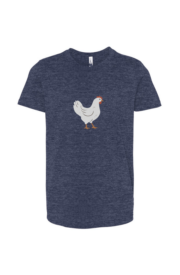 Chicken - Chicken Lady - Youth Jersey Tee