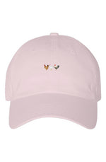 3 chickens - chicken lady - Youth Dad Hat