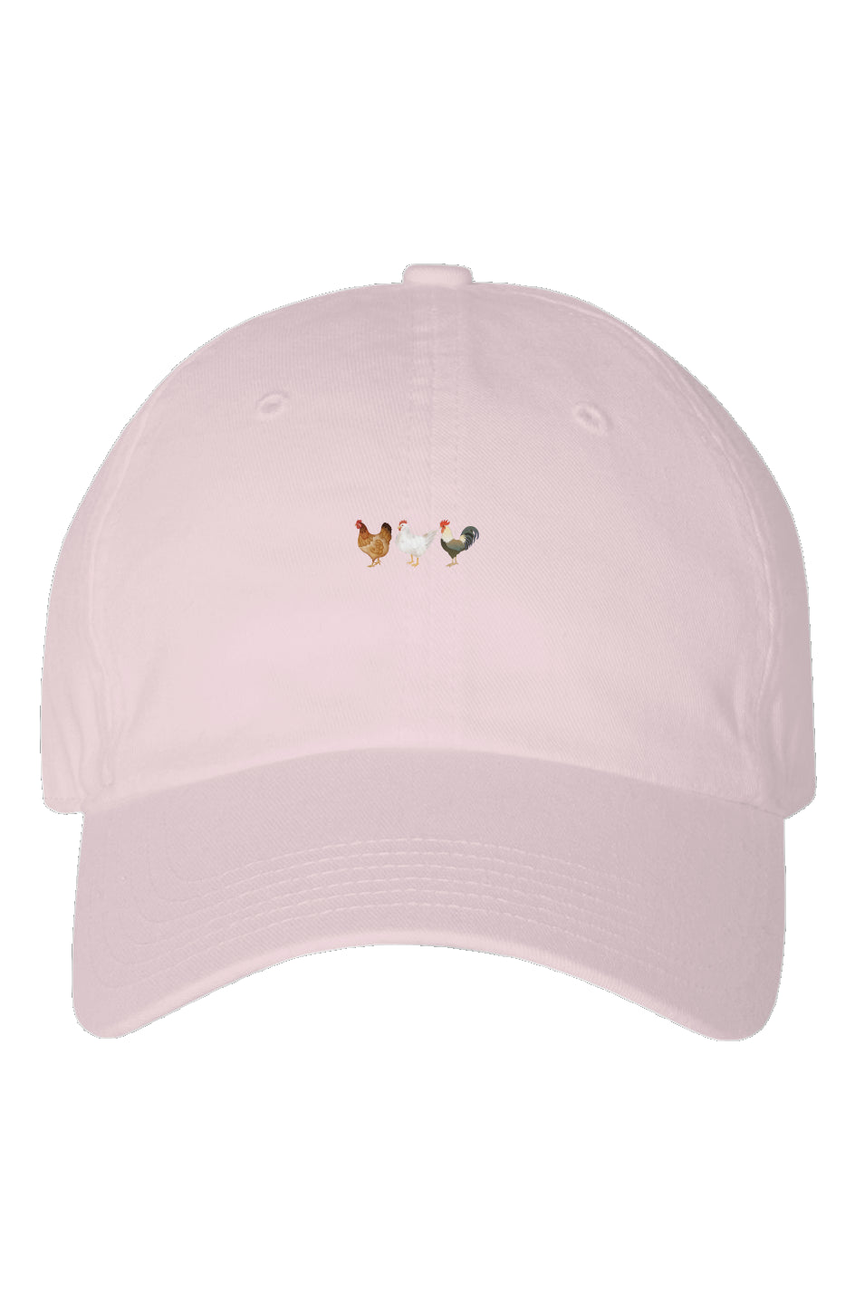 3 chickens - chicken lady - Youth Dad Hat