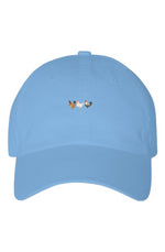 3 chickens - chicken lady - Youth Dad Hat