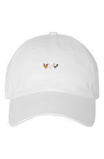 3 chickens - chicken lady - Youth Dad Hat