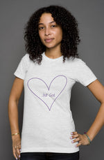 In Our Hearts - But God - womens heather t shirt