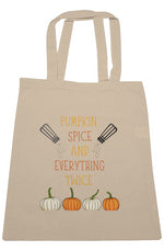 Autumn Double Take - Salyer Twinspirations - Pumpkin Spice -  Canvas Tote