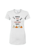 Autumn Double Take - Salyers Twinspirations - Pumpkin Spice - Women's Slim Fit Tee