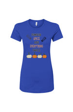 Autumn Double Take - Salyers Twinspirations - Pumpkin Spice - Women's Slim Fit Tee