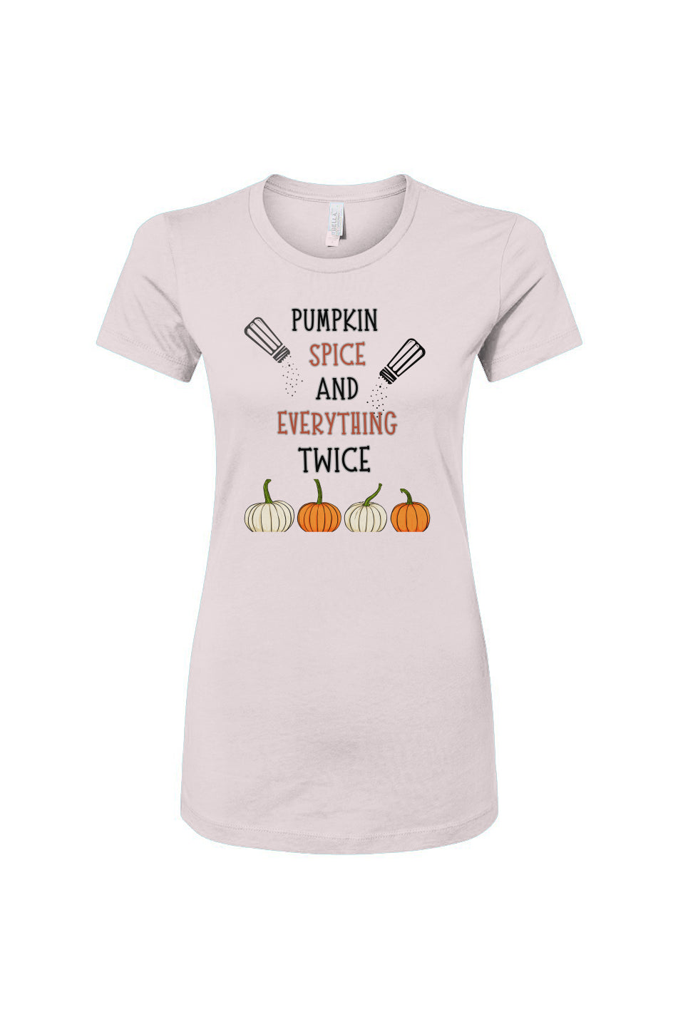 Autumn Double Take - Salyers Twinspirations - Pumpkin Spice - Women's Slim Fit Tee