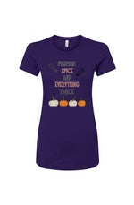 Autumn Double Take - Salyers Twinspirations - Pumpkin Spice - Women's Slim Fit Tee