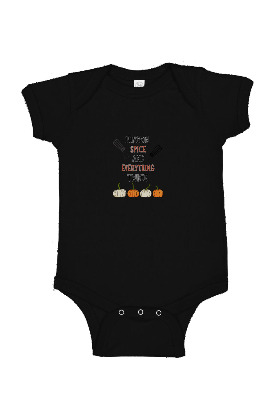 Autumn Double Take - Salyers Twinspirations - Pumpkin Spice - Fine Jersey Bodysuit