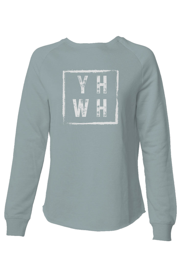 The Collins Kids - YHWH - Womens Lightweight Wash Sweatshirt