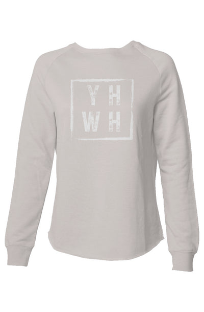 The Collins Kids - YHWH - Womens Lightweight Wash Sweatshirt