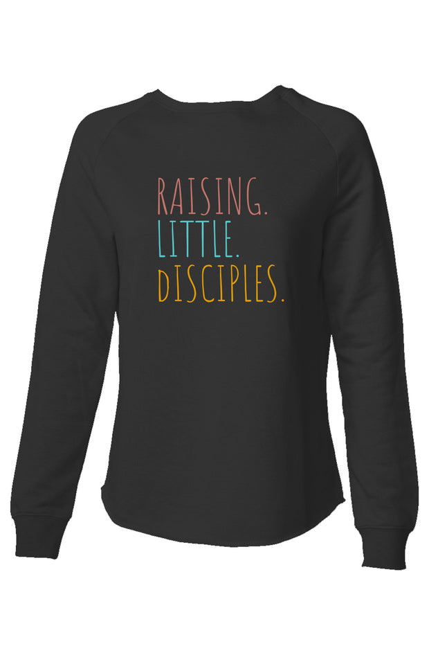 The Collins Kids - Raising Little Disciples - Womens Lightweight Wash Sweatshirt