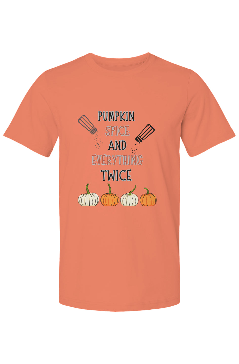 Autumn Double Take - Salyers Twinspirations - Pumpkin Spice - Unisex - Bella Canvas T Shirt