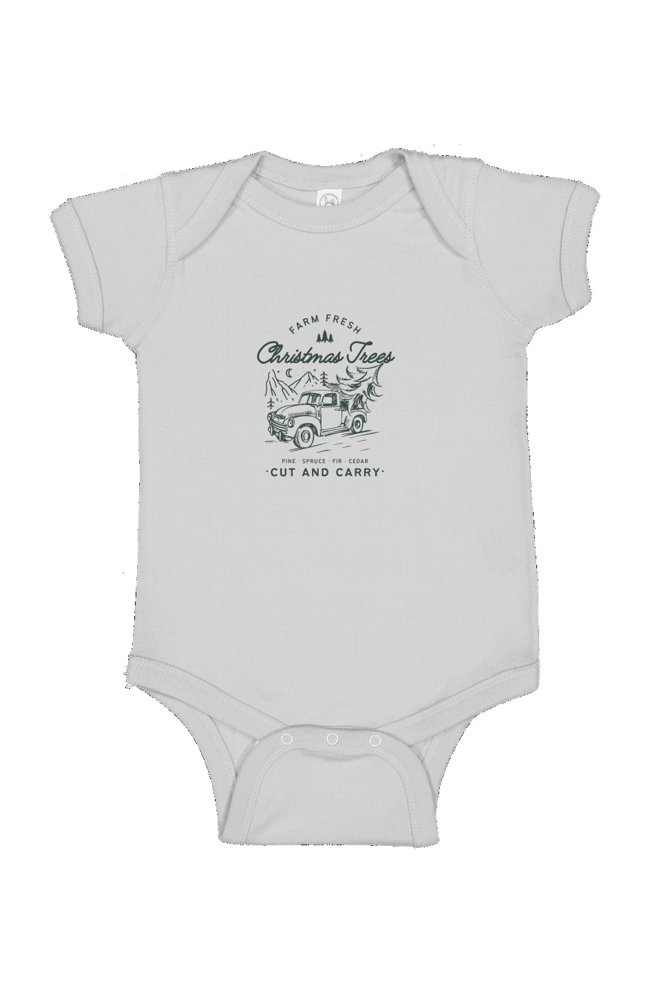 The Bradley Bunch Adventures x Kaia & Kash Holiday Pajamas Infant Fine Jersey Bodysuit