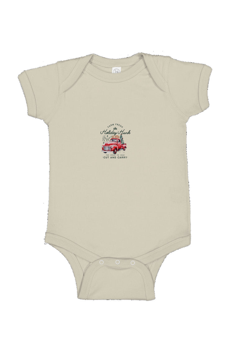 Salyers Twins x Kaia & Kash Holiday Pajamas Infant Fine Jersey Bodysuit