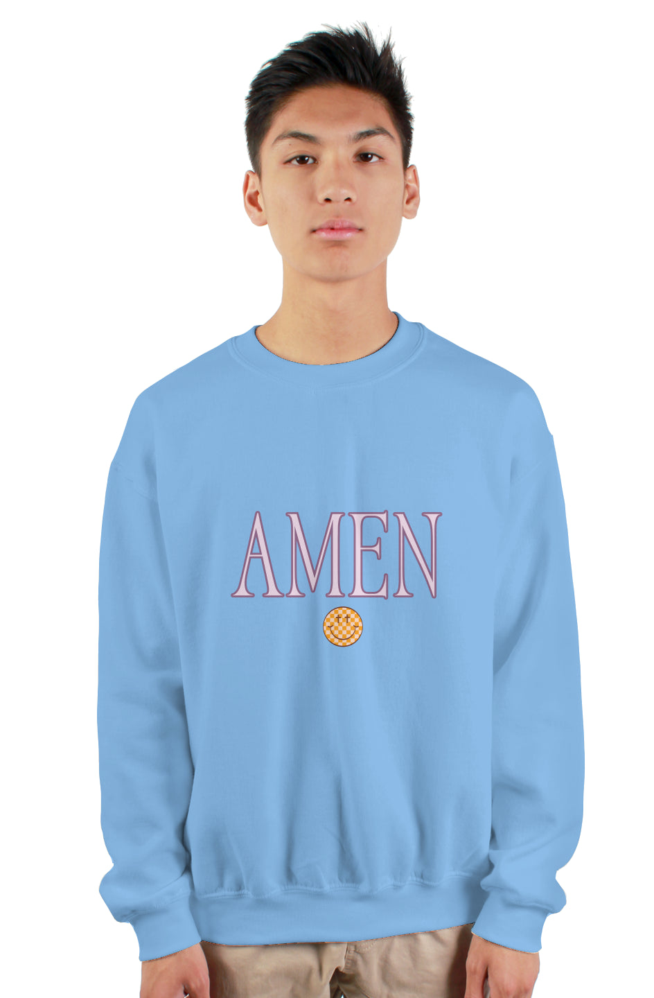 The Collin’s Kids - AMEN - gildan heavy crewneck sweatshirt