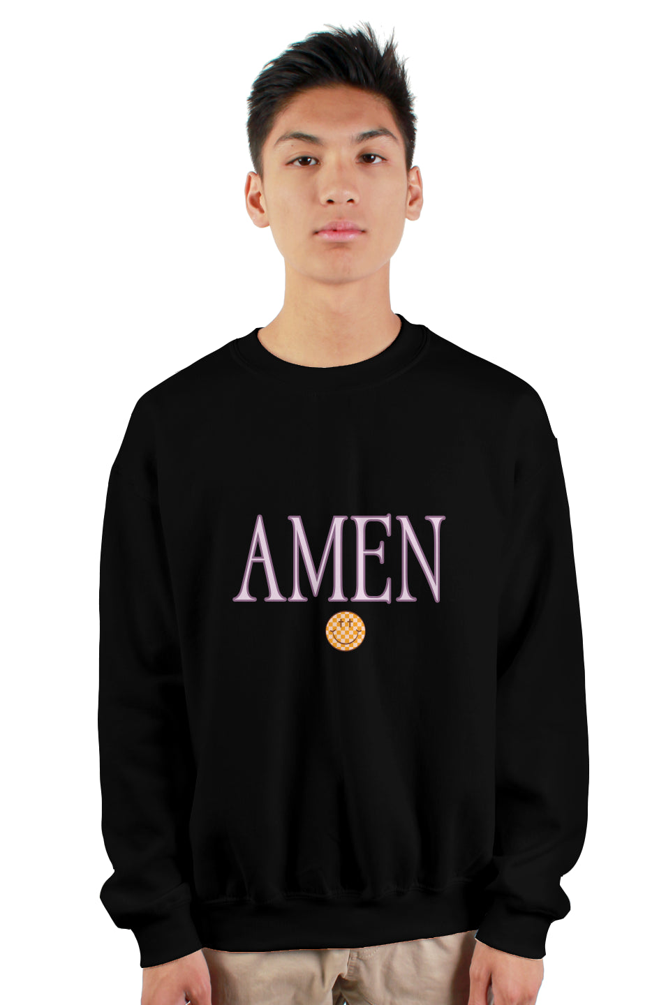 The Collin’s Kids - AMEN - gildan heavy crewneck sweatshirt