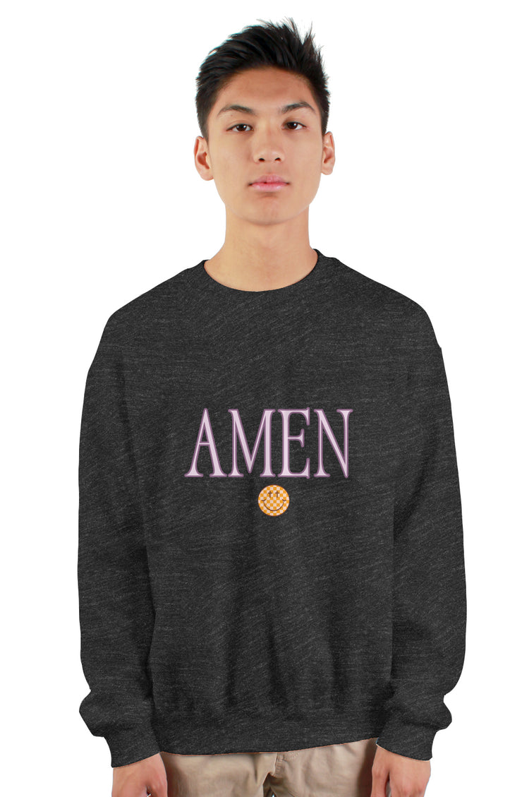 The Collin’s Kids - AMEN - gildan heavy crewneck sweatshirt