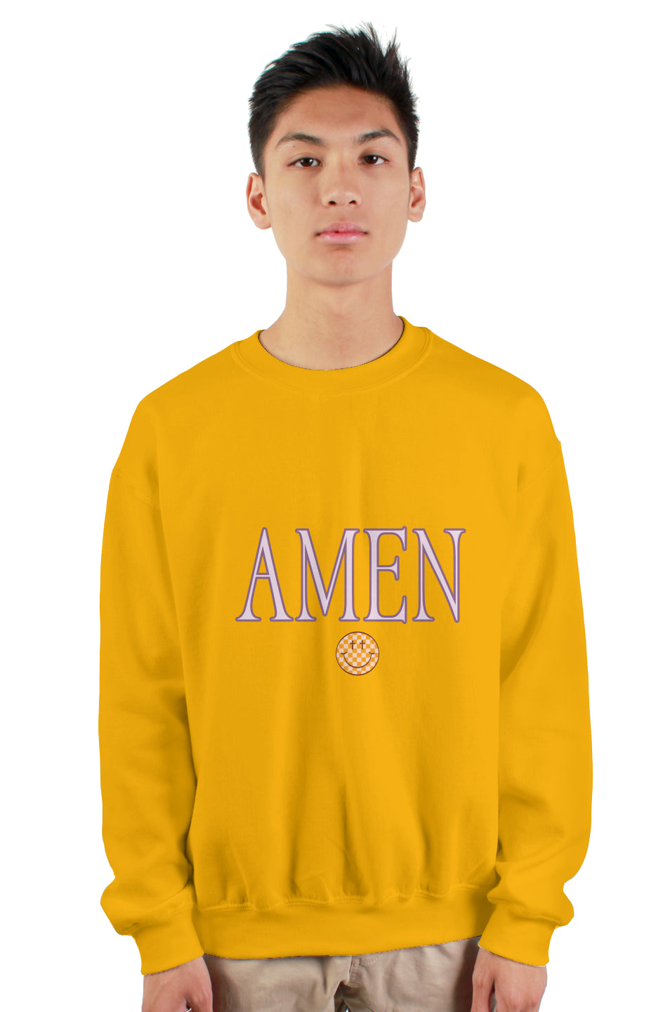 The Collin’s Kid - Amen -gildan heavy crewneck sweatshirt