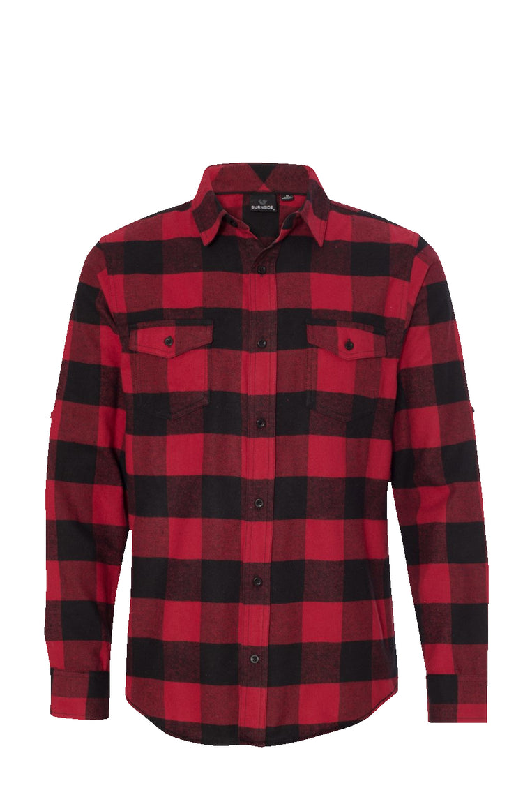 The Bradley Bunch - Long Sleeve Flannel Red And Black