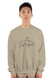 Not perfect just forgive. - Collin’s kids - gildan heavy crewneck sweatshirt