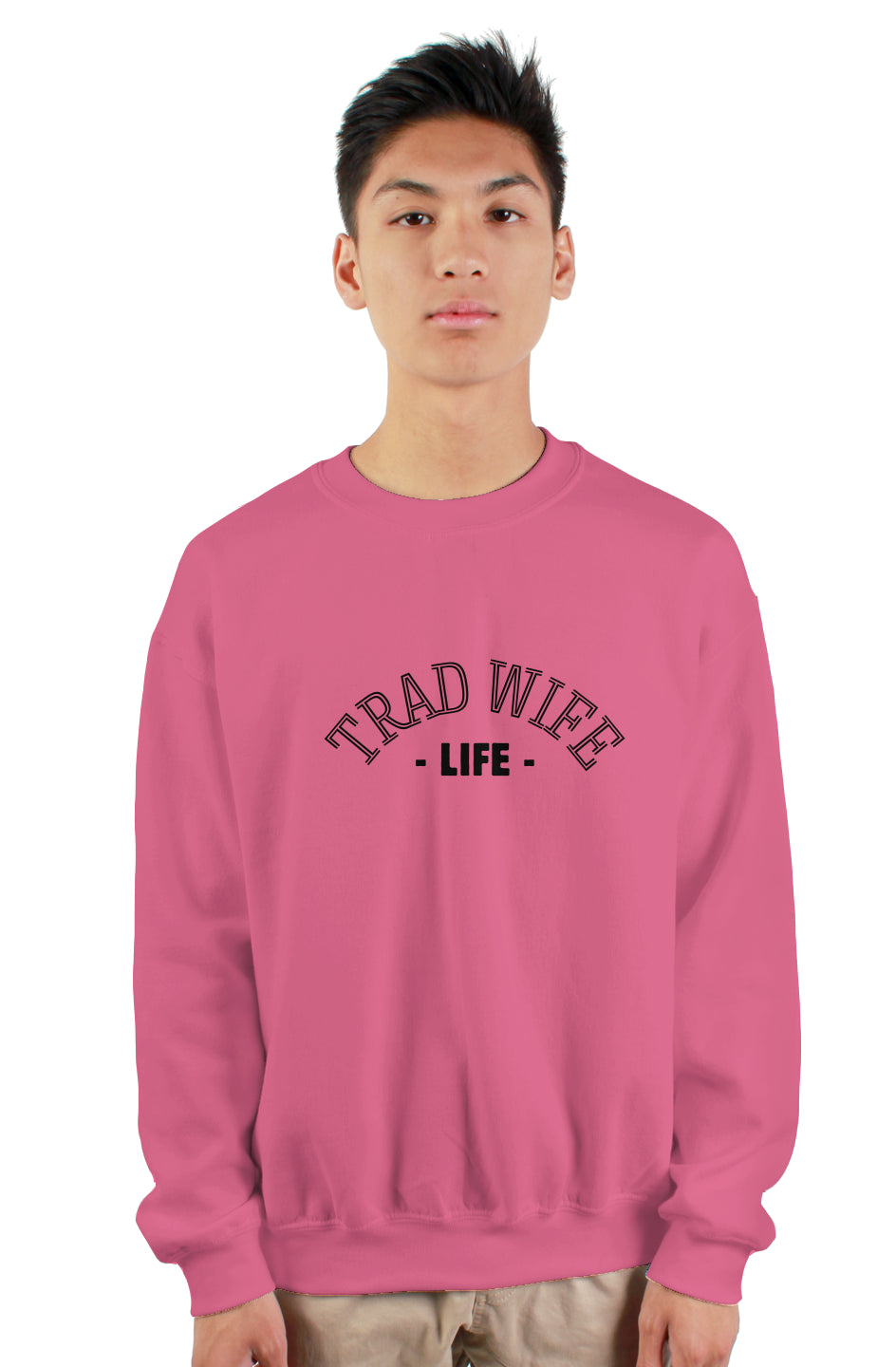 Trad wife life - the Collin’s kids- gildan heavy crewneck sweatshirt