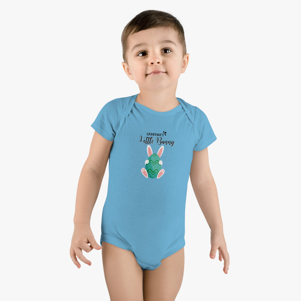 Grandmas little bunny Easter Baby Short Sleeve Onesie®