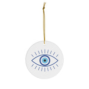 EVIL EYE Ceramic Ornament, 4 Shapes