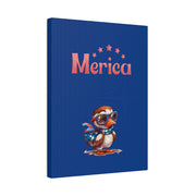 Red, White, And Blue - 4th of July - Merica Flyin Eagle Canvas, Stretched, 0.75"