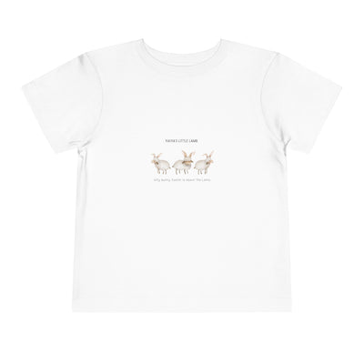 Yiayias little lamb - Easter - Toddler Short Sleeve Tee