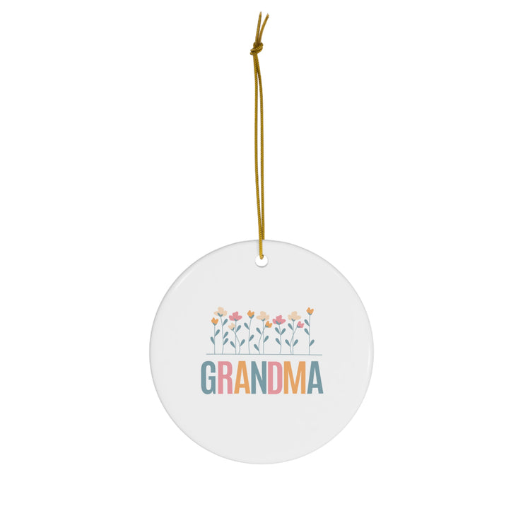 GRANDMA Ceramic Ornament, 4 Shapes