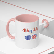 Red, White, And Blue - 4th of July - Sunnies -  Coffee Mug (11, 15oz)