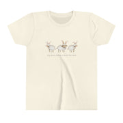 Silly Bunny, Easter is About The Lamb - Youth Short Sleeve Tee