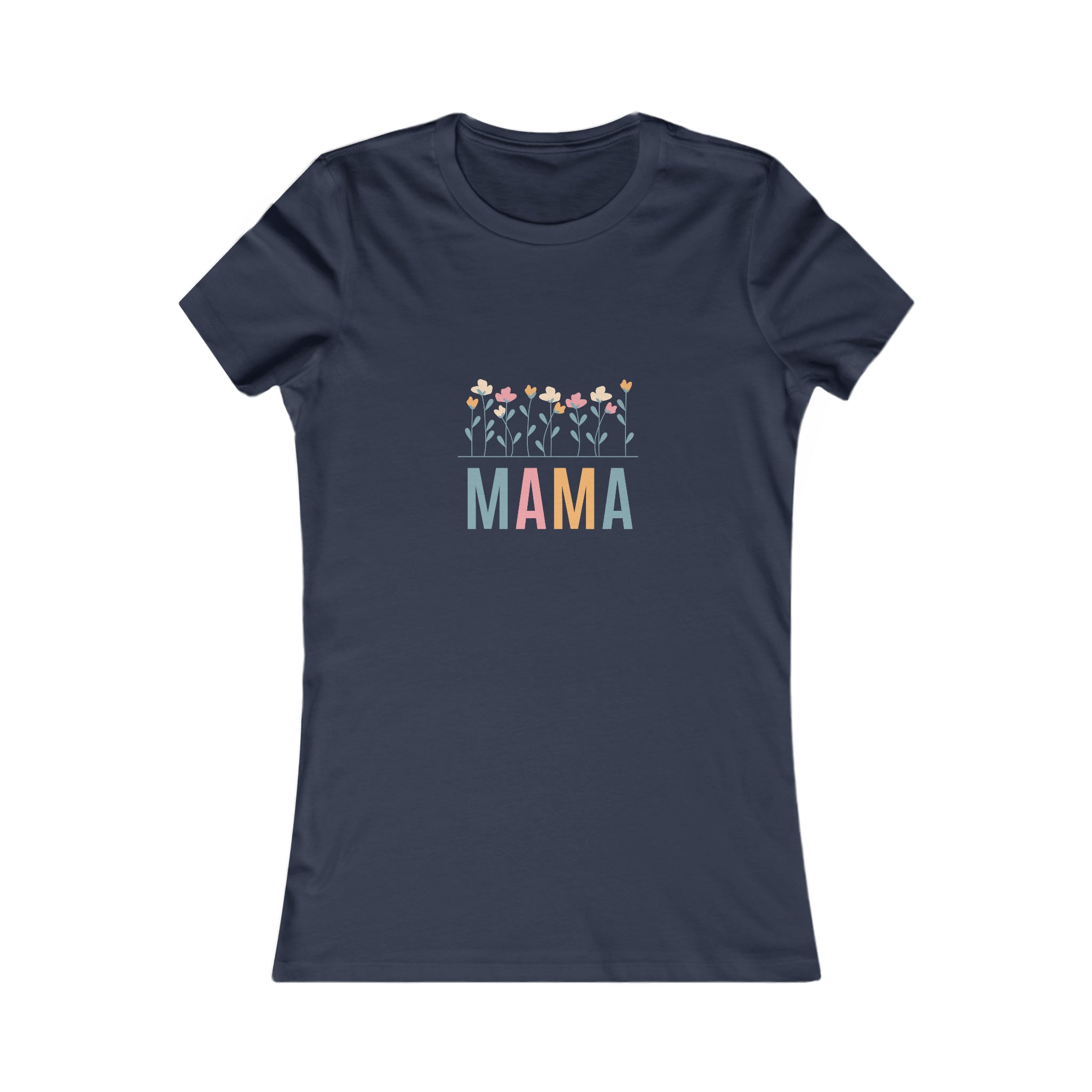 MAMA Flower Power Matching Mini, Auntie, Mimi, Grandma, Nana Women's Favorite Tee