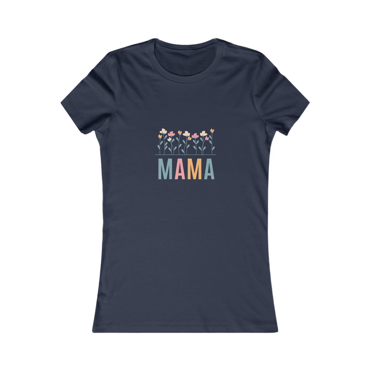 MAMA Flower Power Matching Mini, Auntie, Mimi, Grandma, Nana Women's Favorite Tee