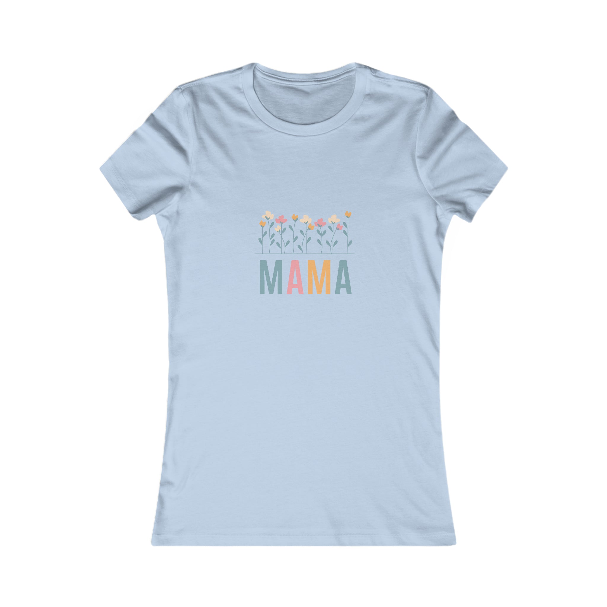 MAMA Flower Power Matching Mini, Auntie, Mimi, Grandma, Nana Women's Favorite Tee