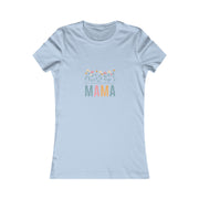 MAMA Flower Power Matching Mini, Auntie, Mimi, Grandma, Nana Women's Favorite Tee