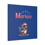 Red, White, And Blue - 4th of July - Merica Flyin Eagle Canvas, Stretched, 0.75"