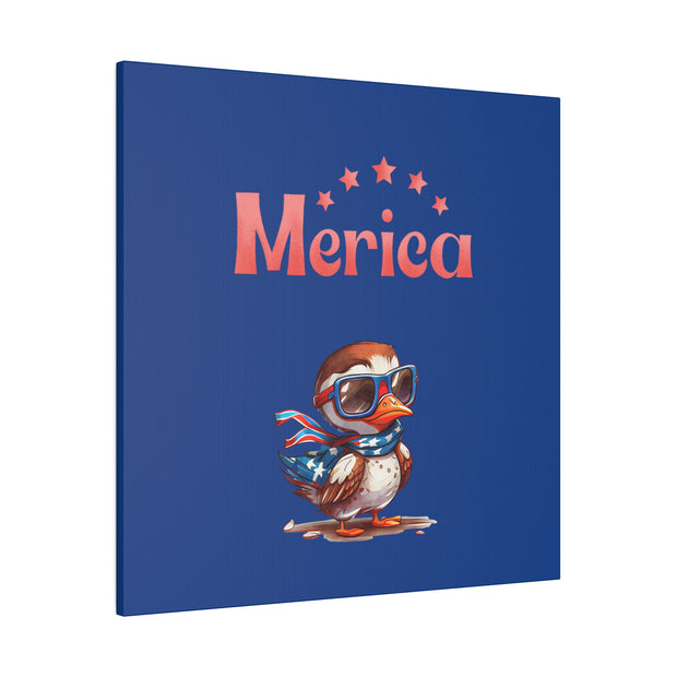 Red, White, And Blue - 4th of July - Merica Flyin Eagle Canvas, Stretched, 0.75"