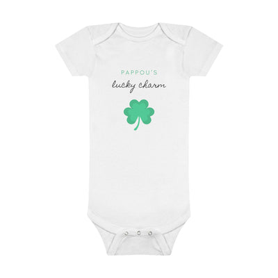 PAPPOU’S Lucky Charm Onesie® Organic Baby Bodysuit