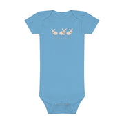 Silly Bunny, Easter is About the Lamb - Baby Short Sleeve Onesie®